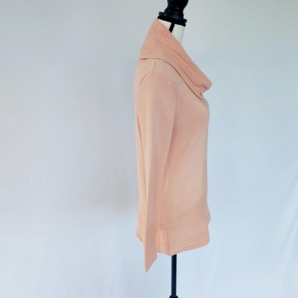 Calvin Klein Women's Cowl Neck Sweater Pink Size: Small NWOT - Picture 3 of 8